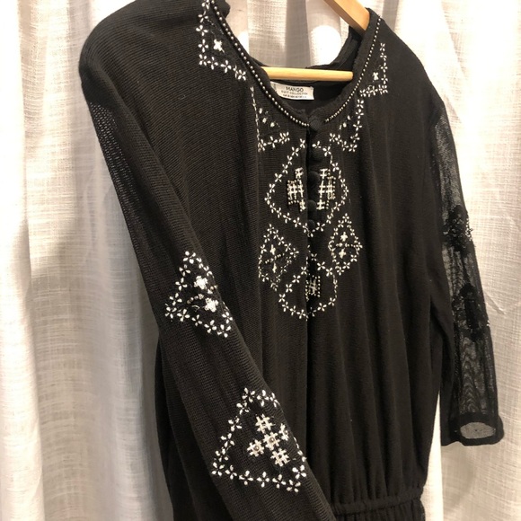 Mango XS Embroidered Romper - Picture 2 of 5